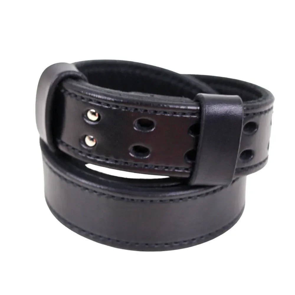 AWL WORKS G356 SADDLE BLACK GENUINE LEATHER 1.5