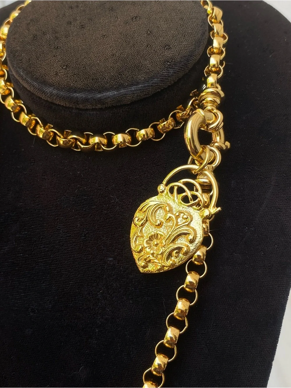 Joan Rivers gold tone