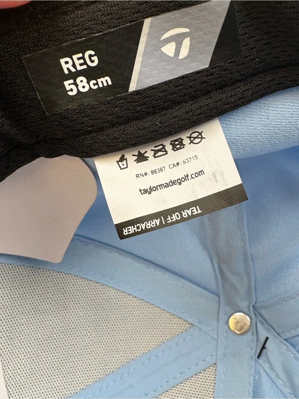 TaylorMade cap light