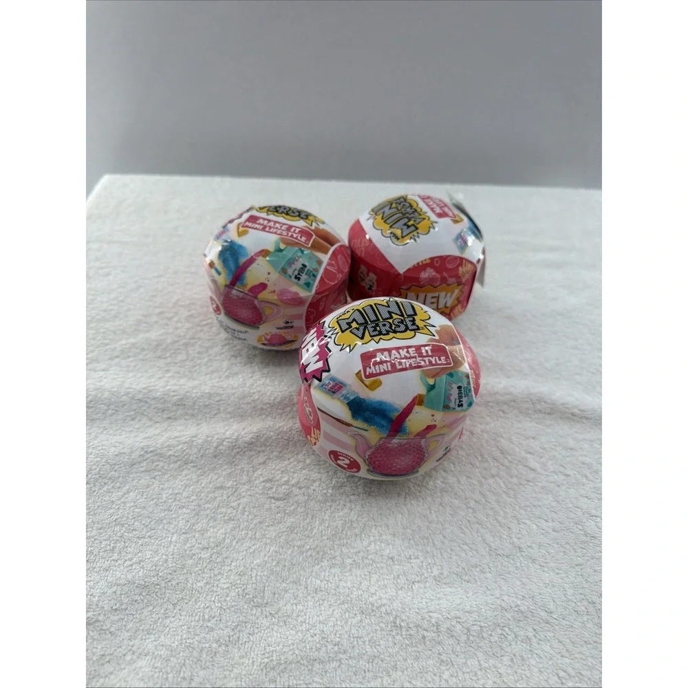 MGA Miniverse Series 1 Make It Mini Lifestyle -Set of 3 Sealed Collectible Balls