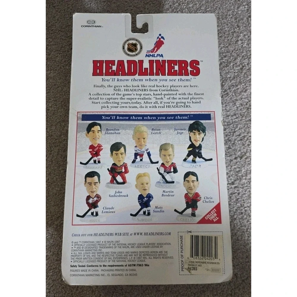 1997 NHL HEADLINERS DEFENSIVE STANDOUTS COFFEY, BOURQUE, LEETCH, CHELIOS