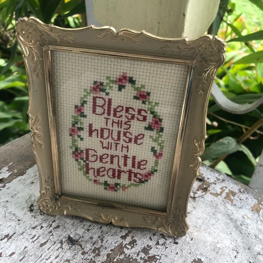 Vintage lovely framed