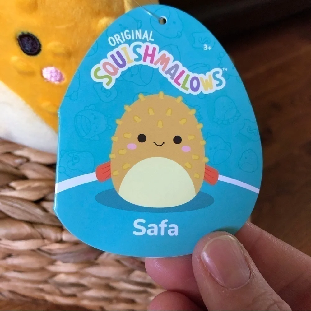 Squishmallows Safa the puffer fish in 5”