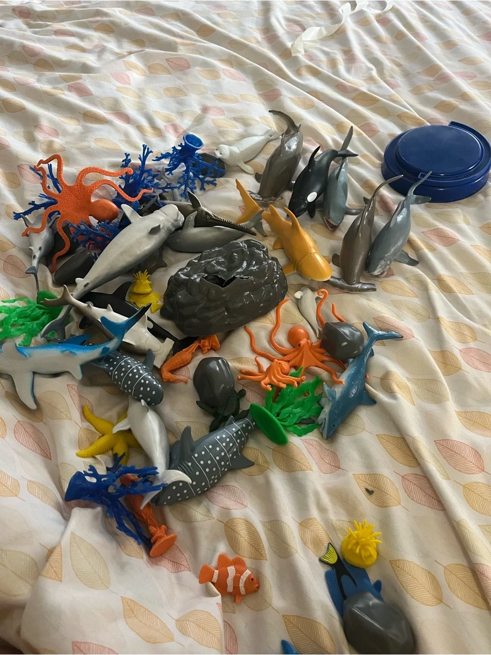 Sea life sea animals play set