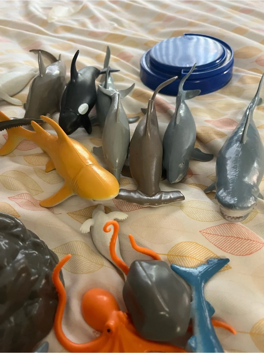 Sea life sea animals play set
