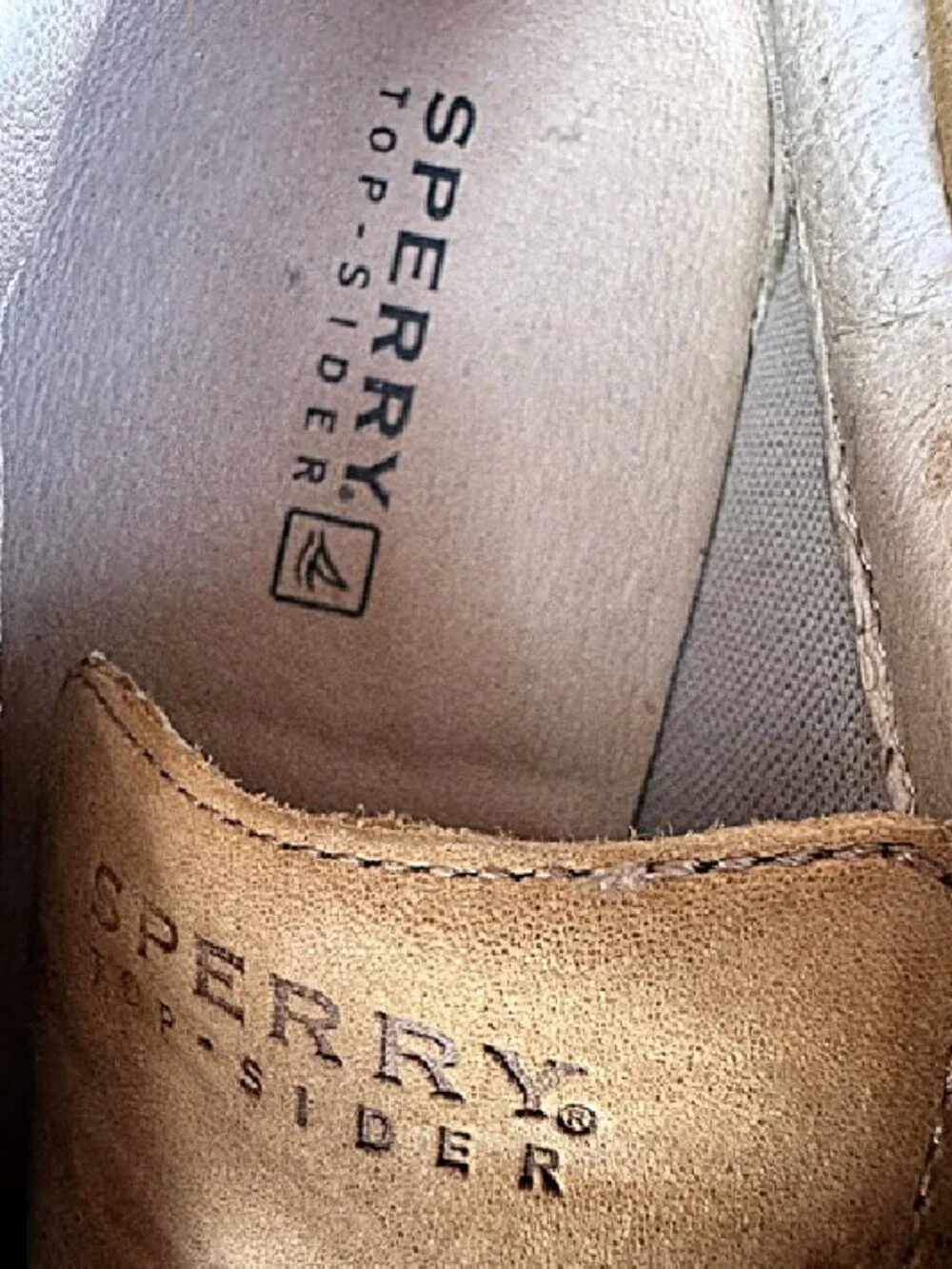 Sperry Top-Sider Oxford Tan Suede Leather Wingtip Lace Up Shoes Sz 10M
