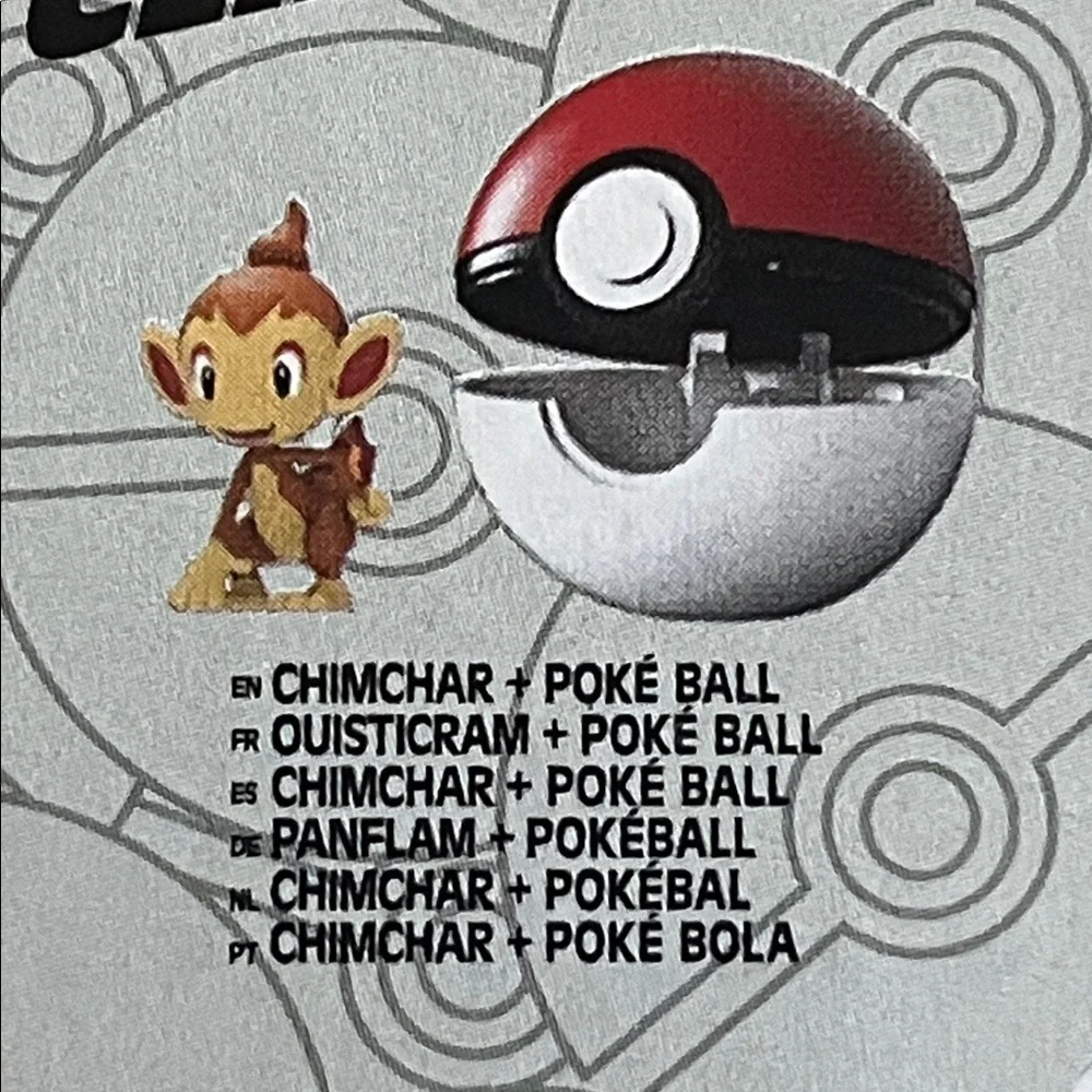 Pokémon Chimchar Clip 'N' Go Poké Ball