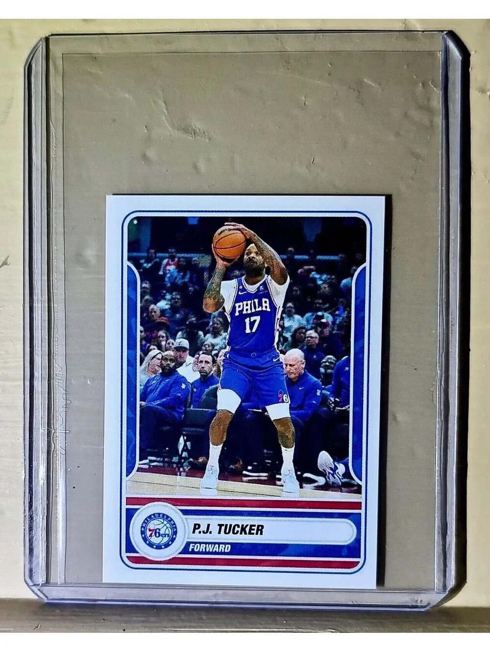 2023-24 P.J. Tucker Panini NBA Basketball #265 Sticker Philadelphia 76ers