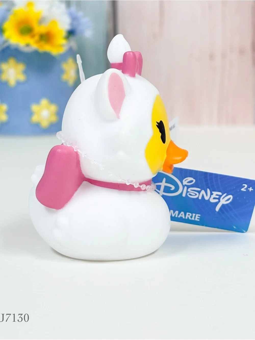 Duckalooz Disney 2.75” Marie the White Cat From Aristocats Rubber Duck NEW