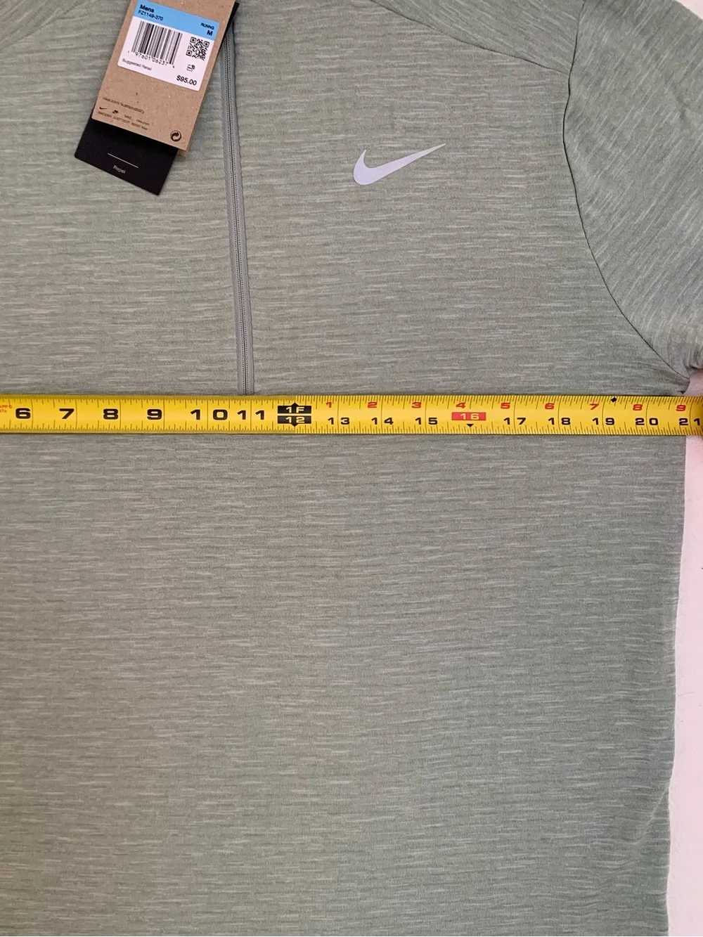 Nike Men’s Therma-FIT Repel 1/2-Zip Running Pullover Jade Green Size M MSRP $95