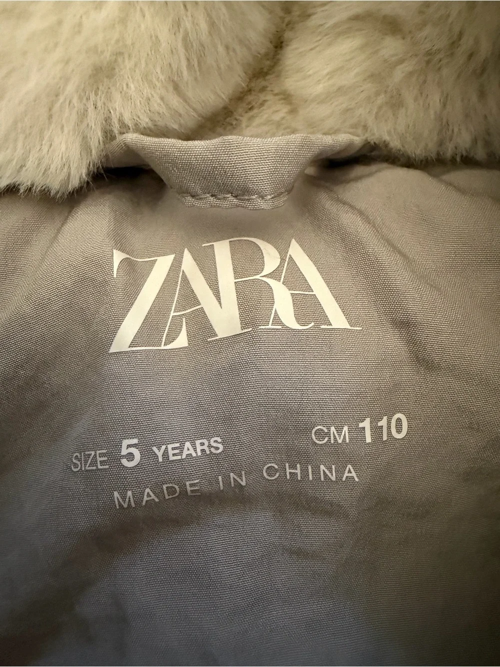 Zara plush faux