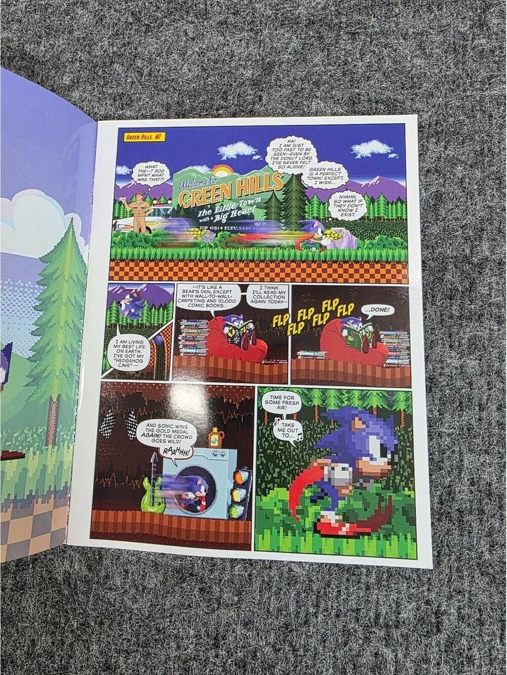 Sonic The Hedgehog Comic Book The Adventures of Sonic & Donut Lord