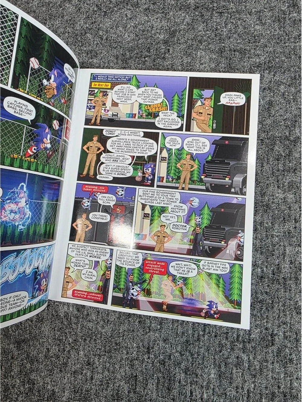 Sonic The Hedgehog Comic Book The Adventures of Sonic & Donut Lord
