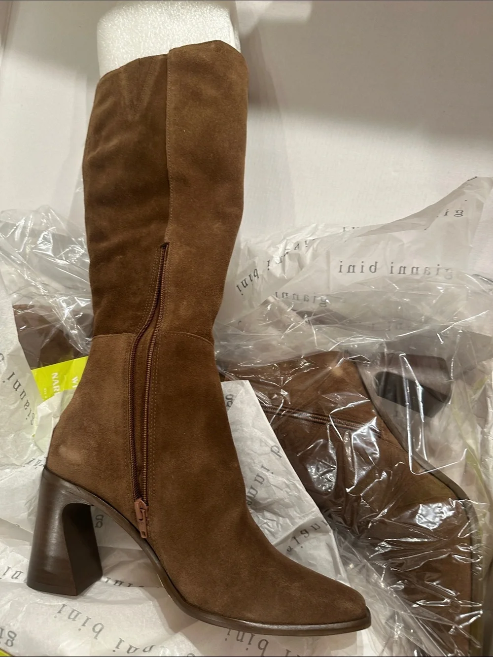 Gianni Bini Brown Suede Boots