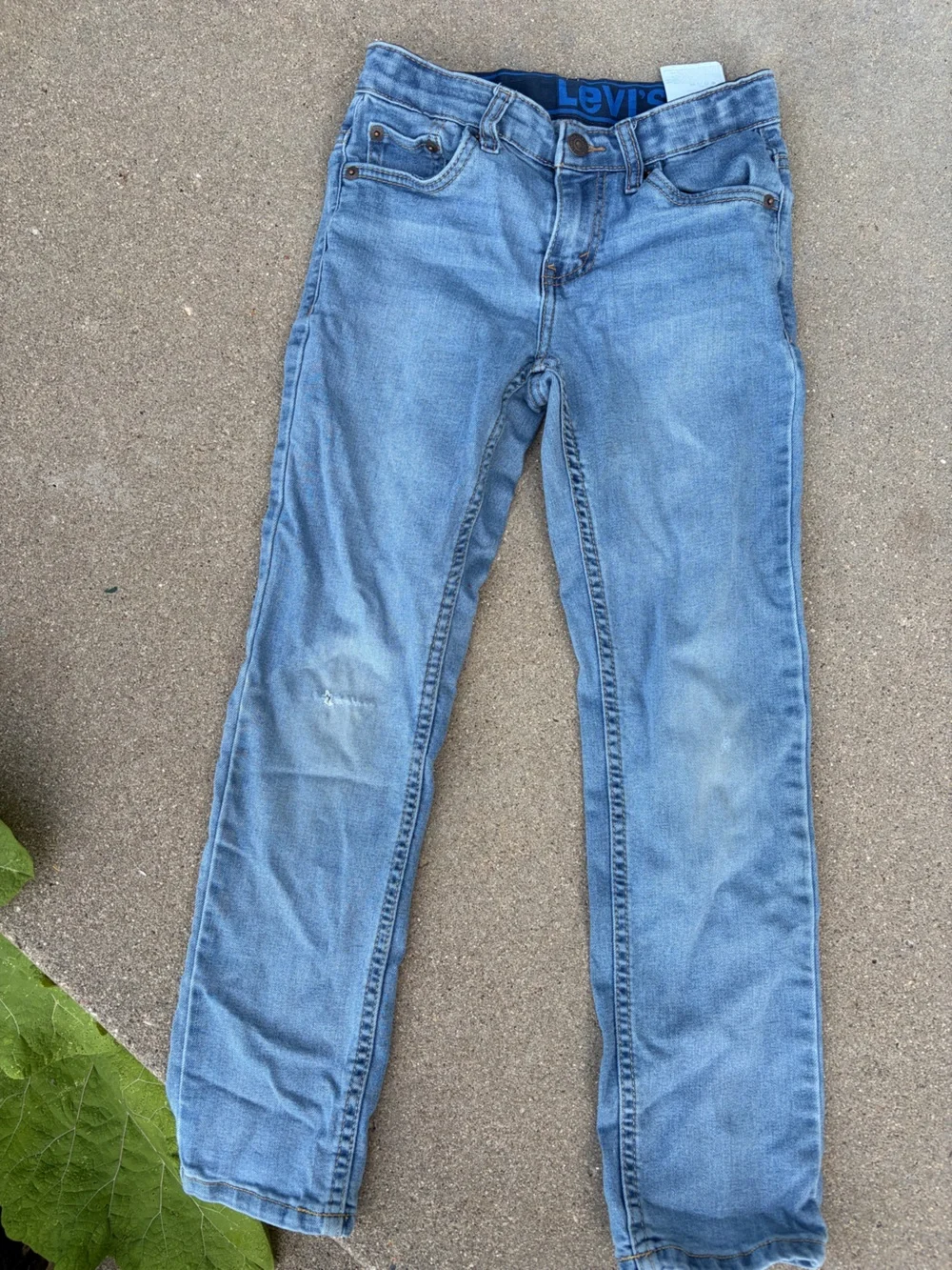 Levi's Light Wash Blue 502 Straight Jeans
