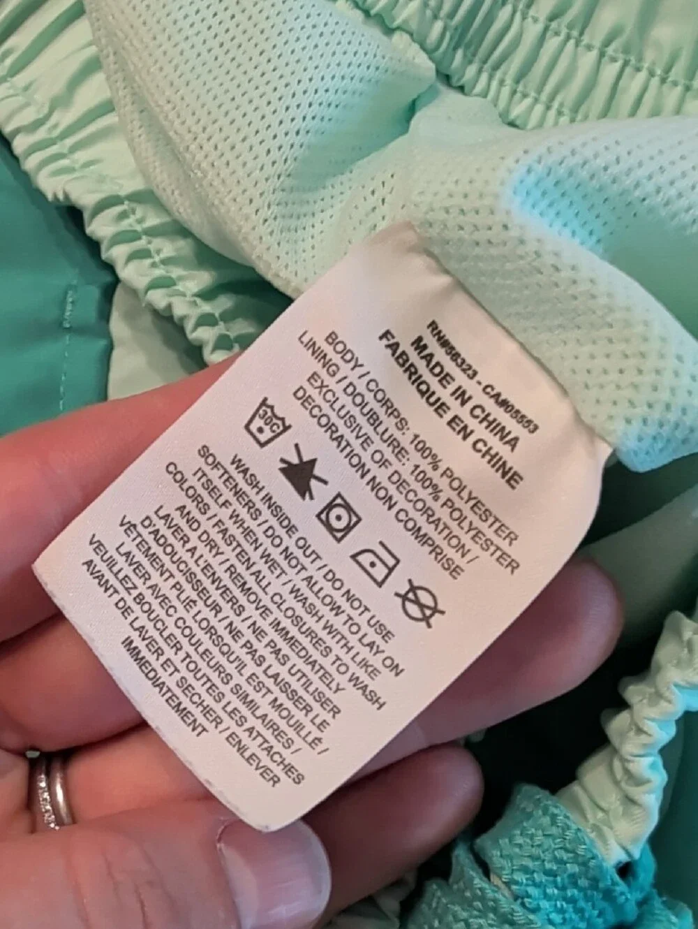 Nike Light Aqua Sun Club Swim Shorts