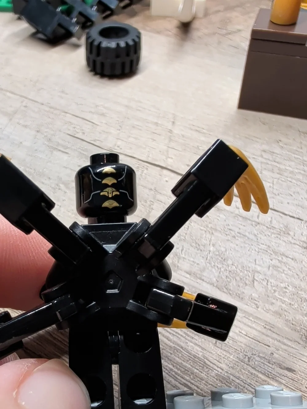 Lego black minifigure