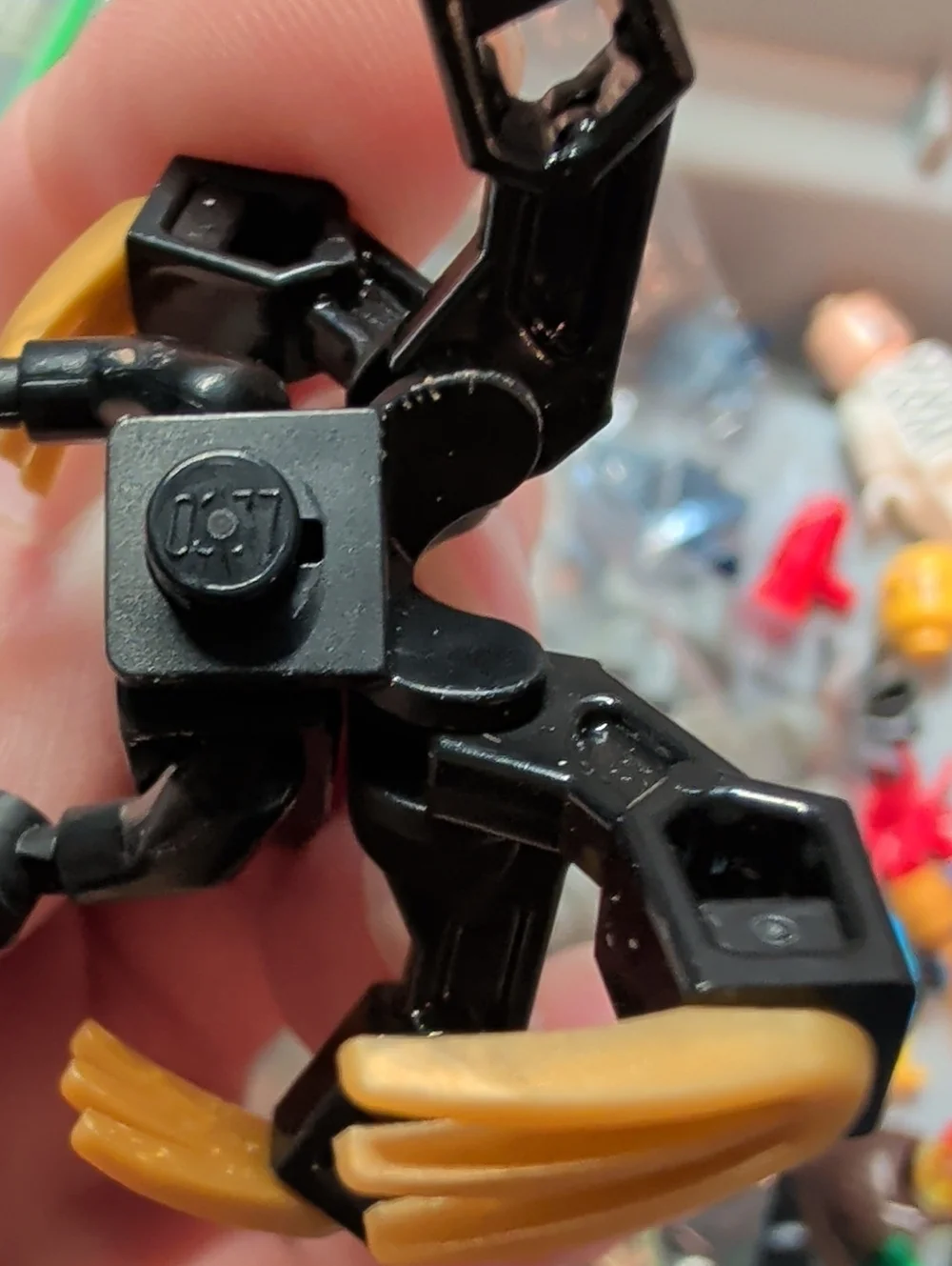 Lego black minifigure