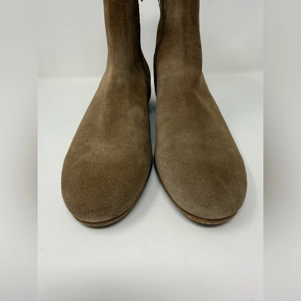 New Aquatalia Sahara Weatherproof Bootie Brown Suede Sz 9