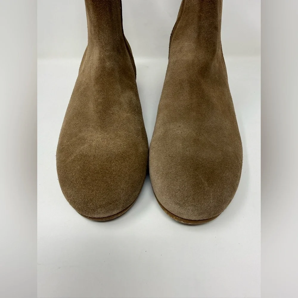 New Aquatalia Sahara Weatherproof Bootie Brown Suede Sz 9