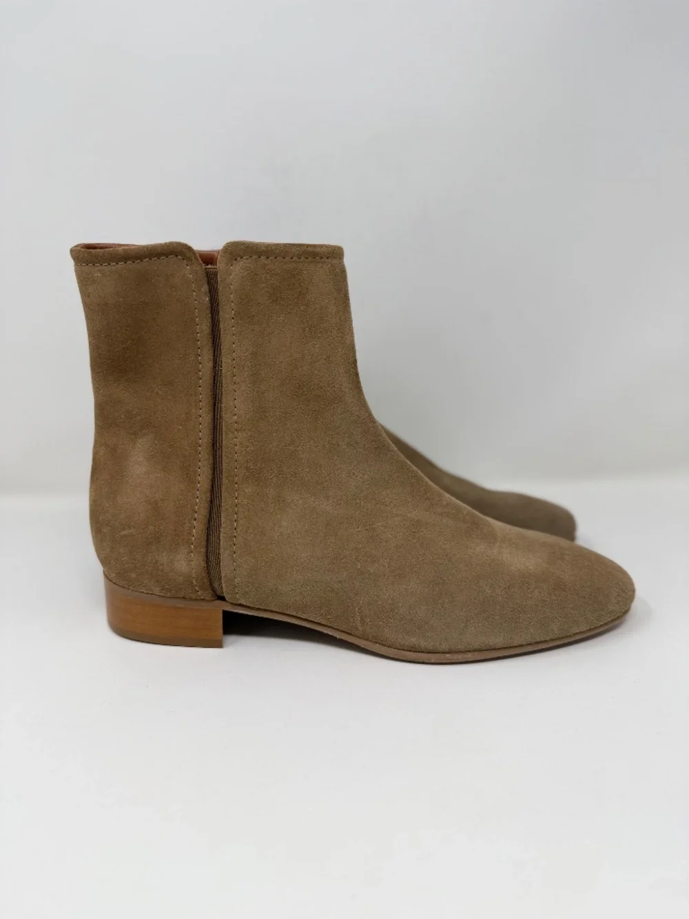 New Aquatalia Sahara Weatherproof Bootie Brown Suede Sz 9