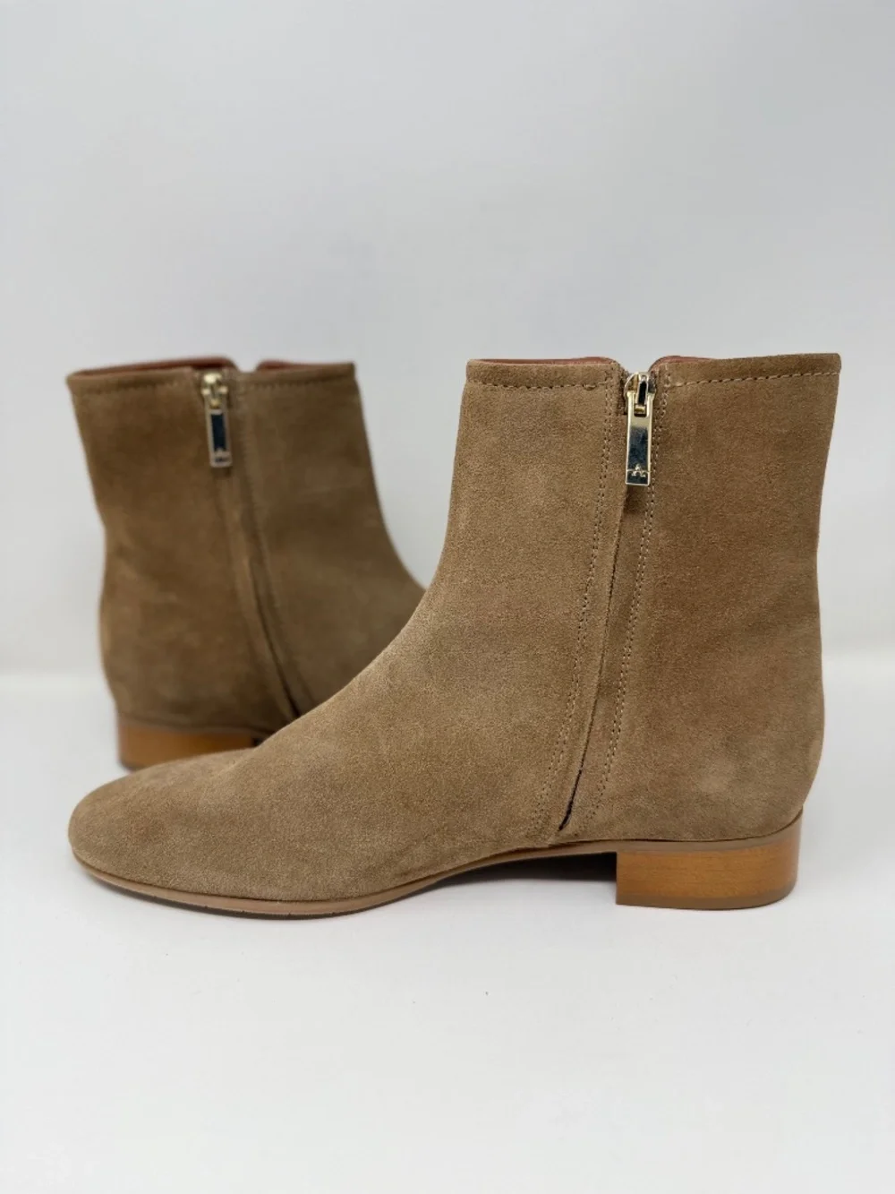 New Aquatalia Sahara Weatherproof Bootie Brown Suede Sz 9