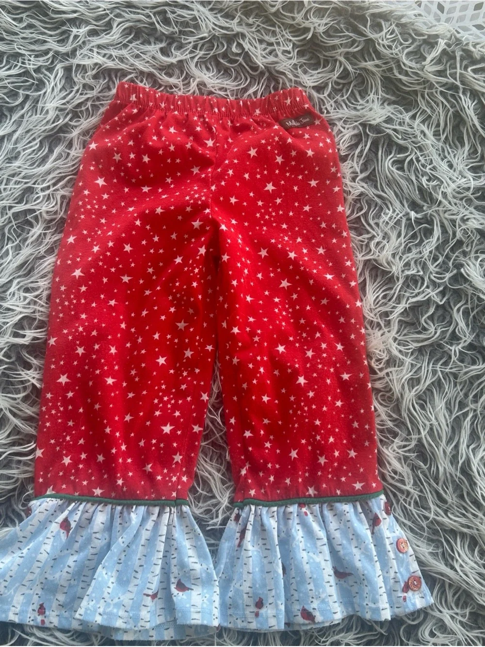 Matilda Jane sz 6 Make Believe Cold Winter's Night pajamas Christmas