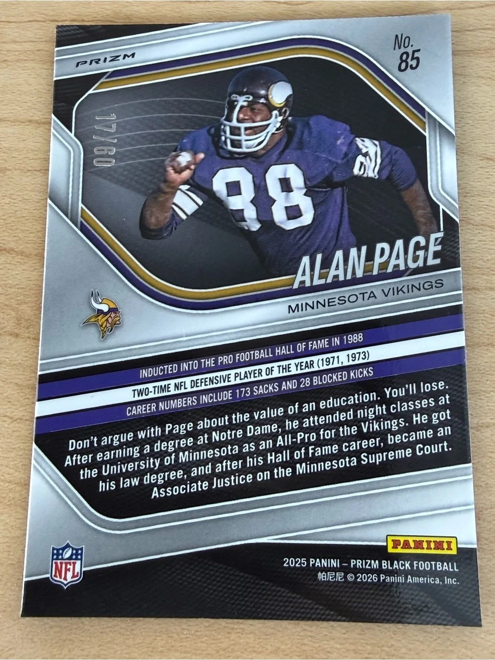 Panini prizm black
