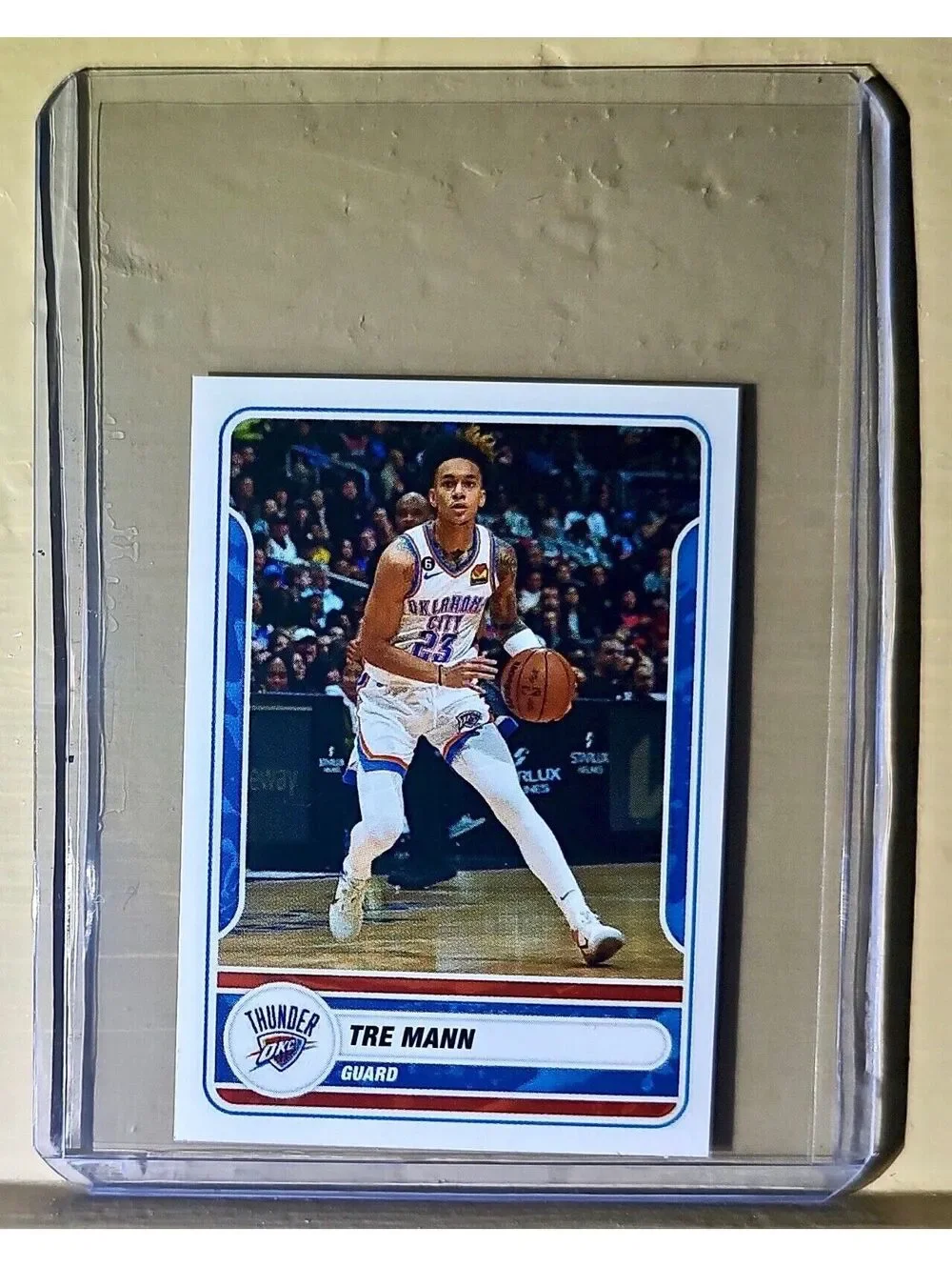 2023-24 Tre Mann Panini NBA Basketball #422 Sticker Oklahoma City Thunder