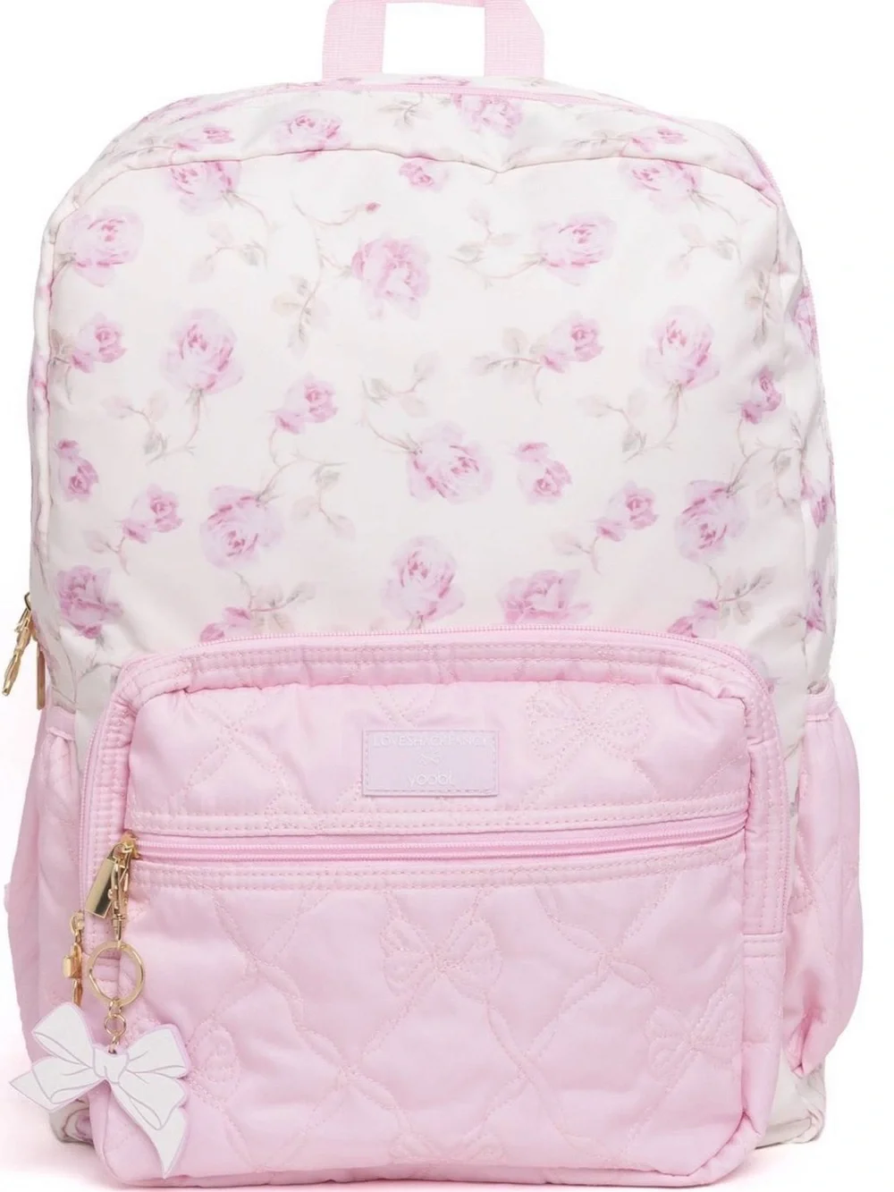 LoveShackFancy × Target - Yoobi Ribbon Rosa Backpack Sterling Dusk $89