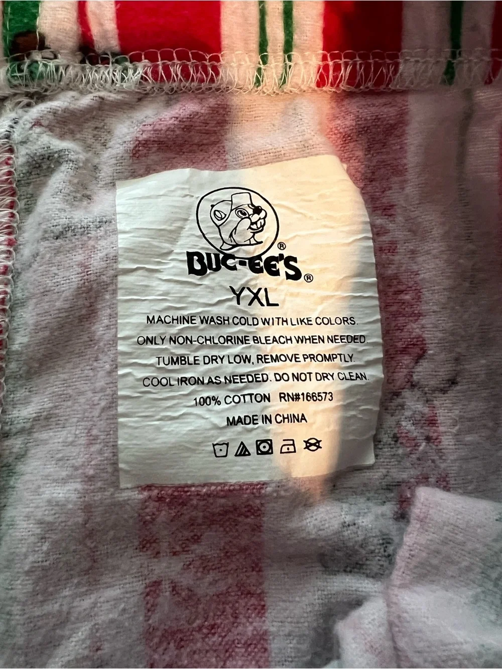 Buc-ees Christmas Pajama Pants Size Youth XL
