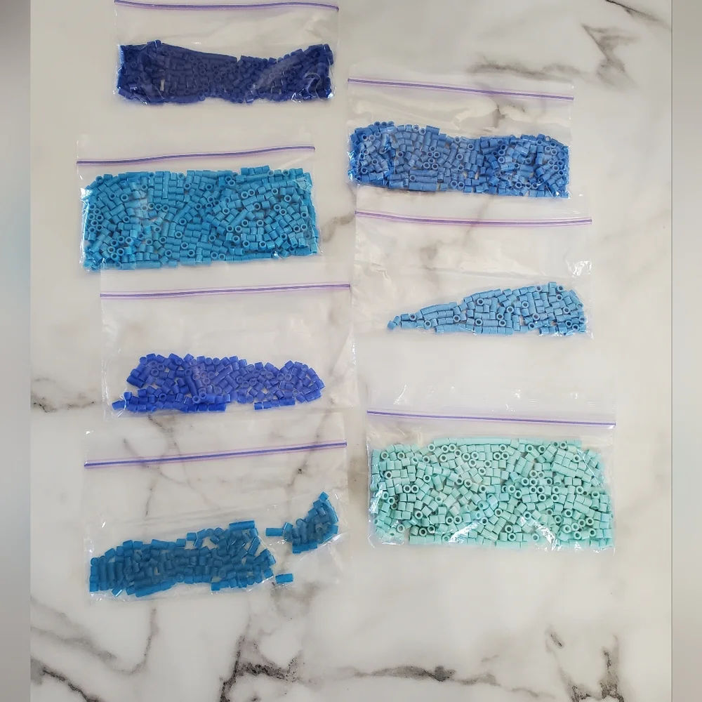 Perler Beads 30 small Baggies of Colors and Accessories Bundle