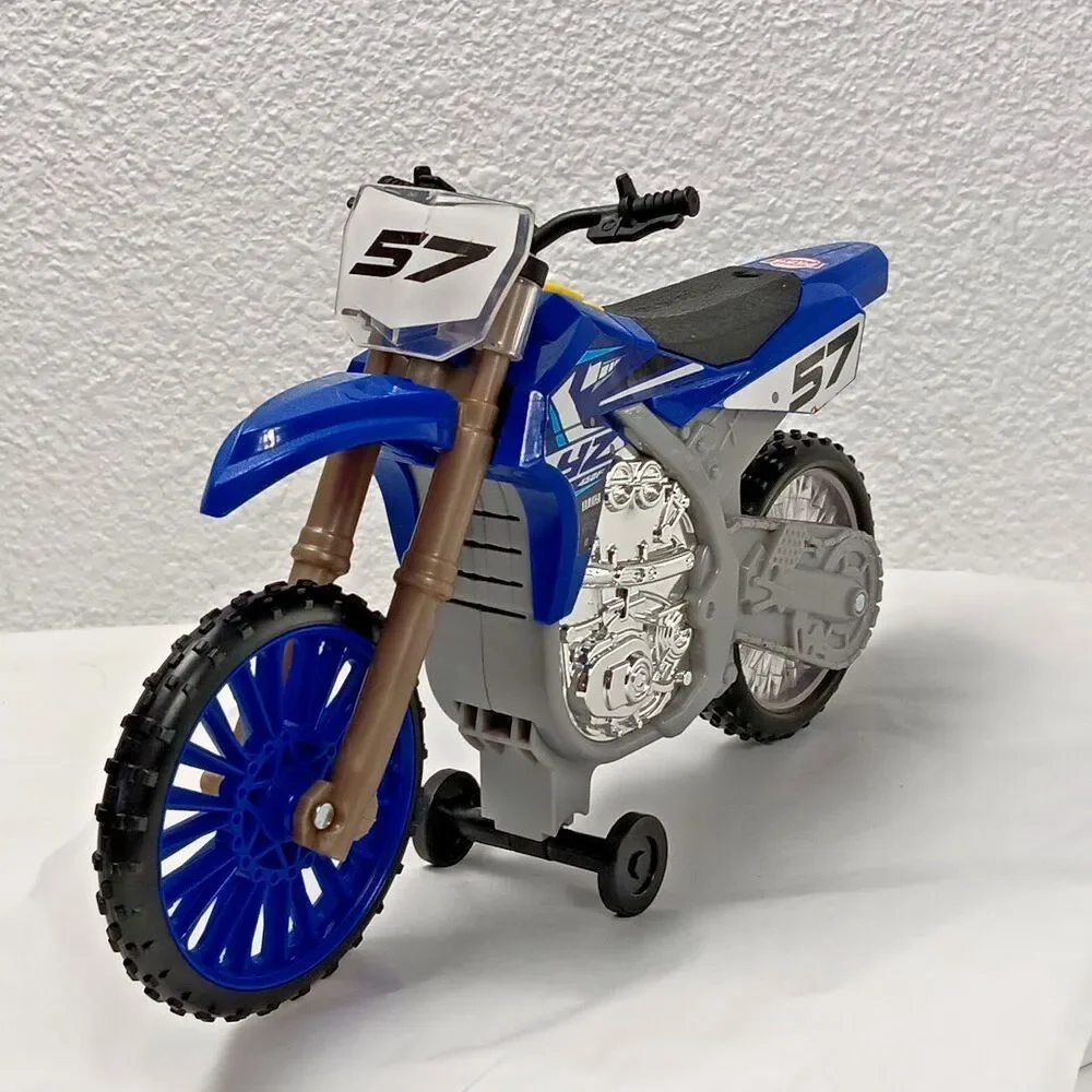 Dickie Toys Wheelie Raiders Yamaha YZ Motorcycle Battery Operated Engine Noises