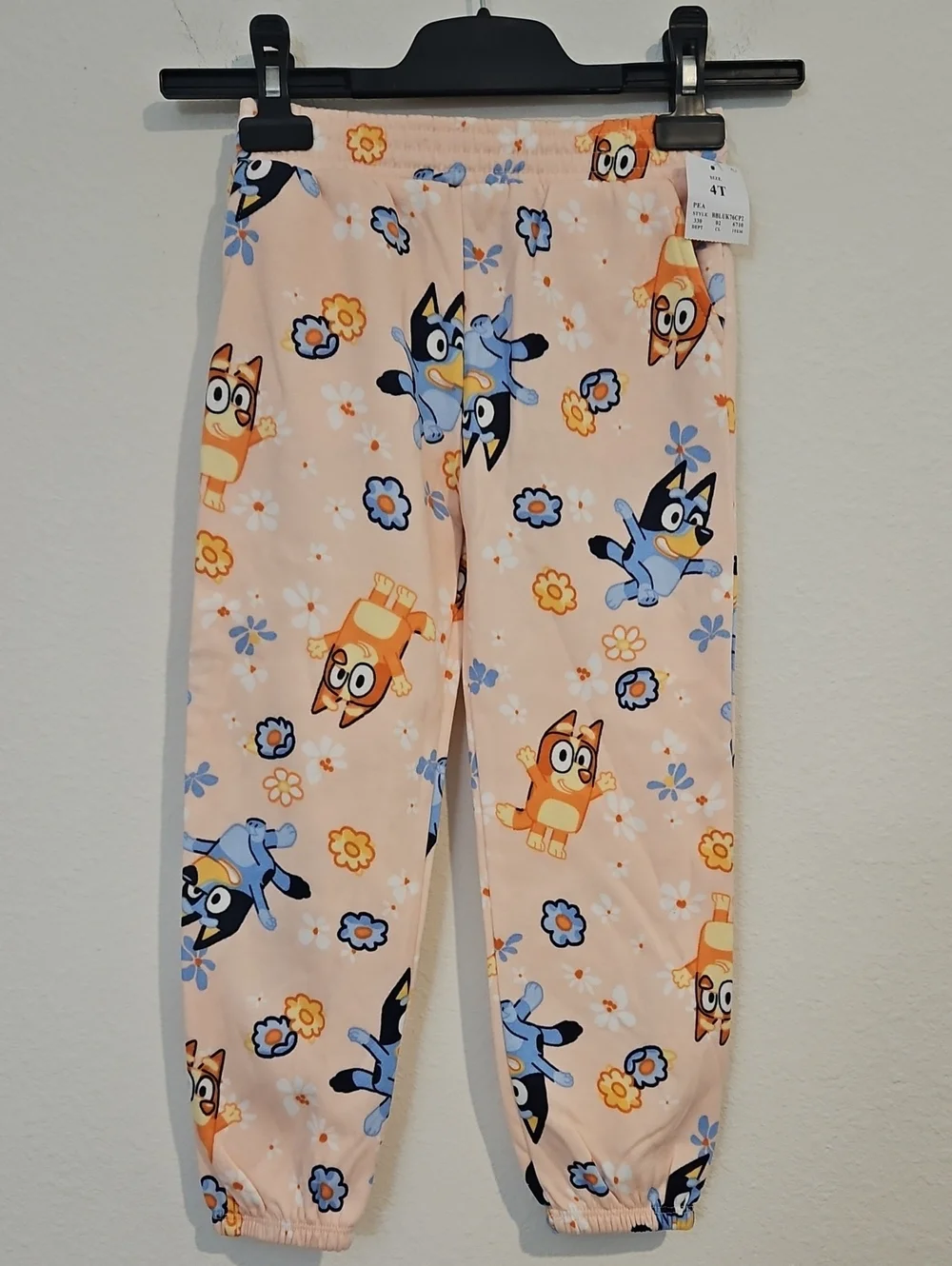 Peach Bluey & Friends Peach Kids Pajama Pants