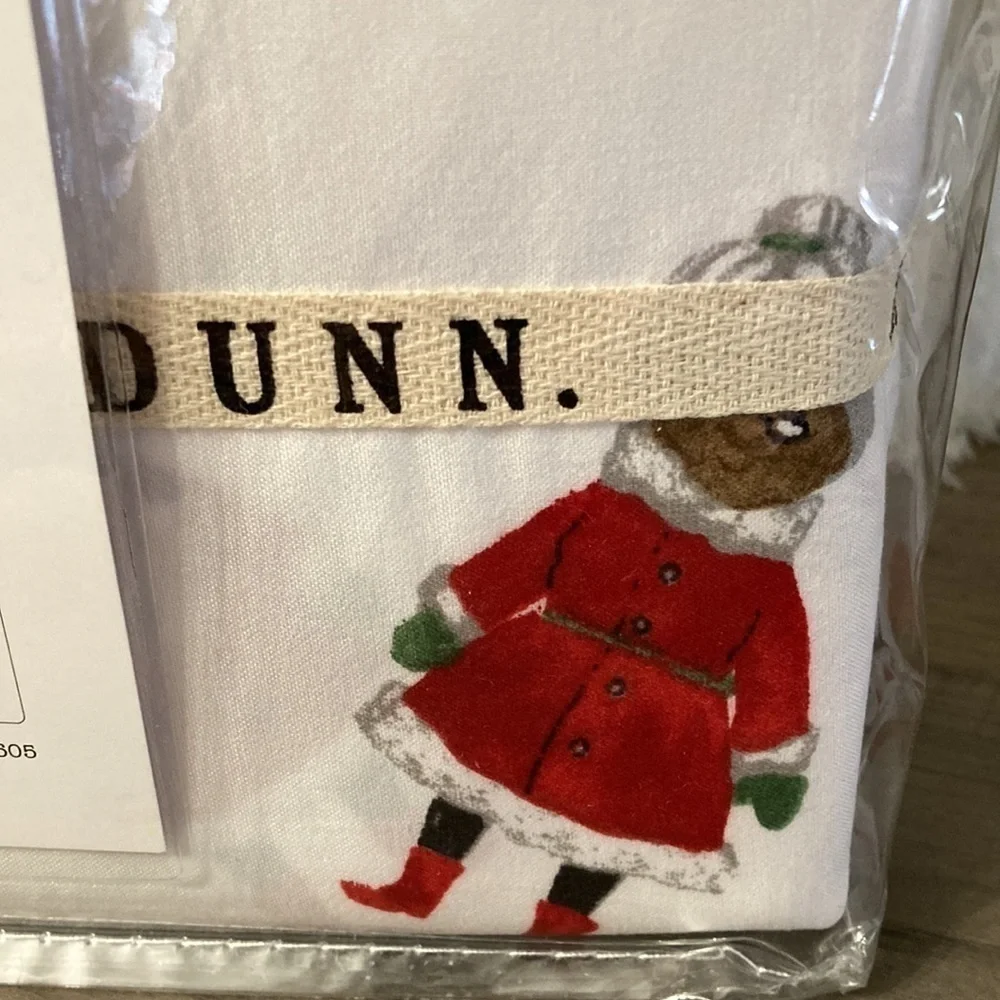 Rae Dunn santa sheet polyester