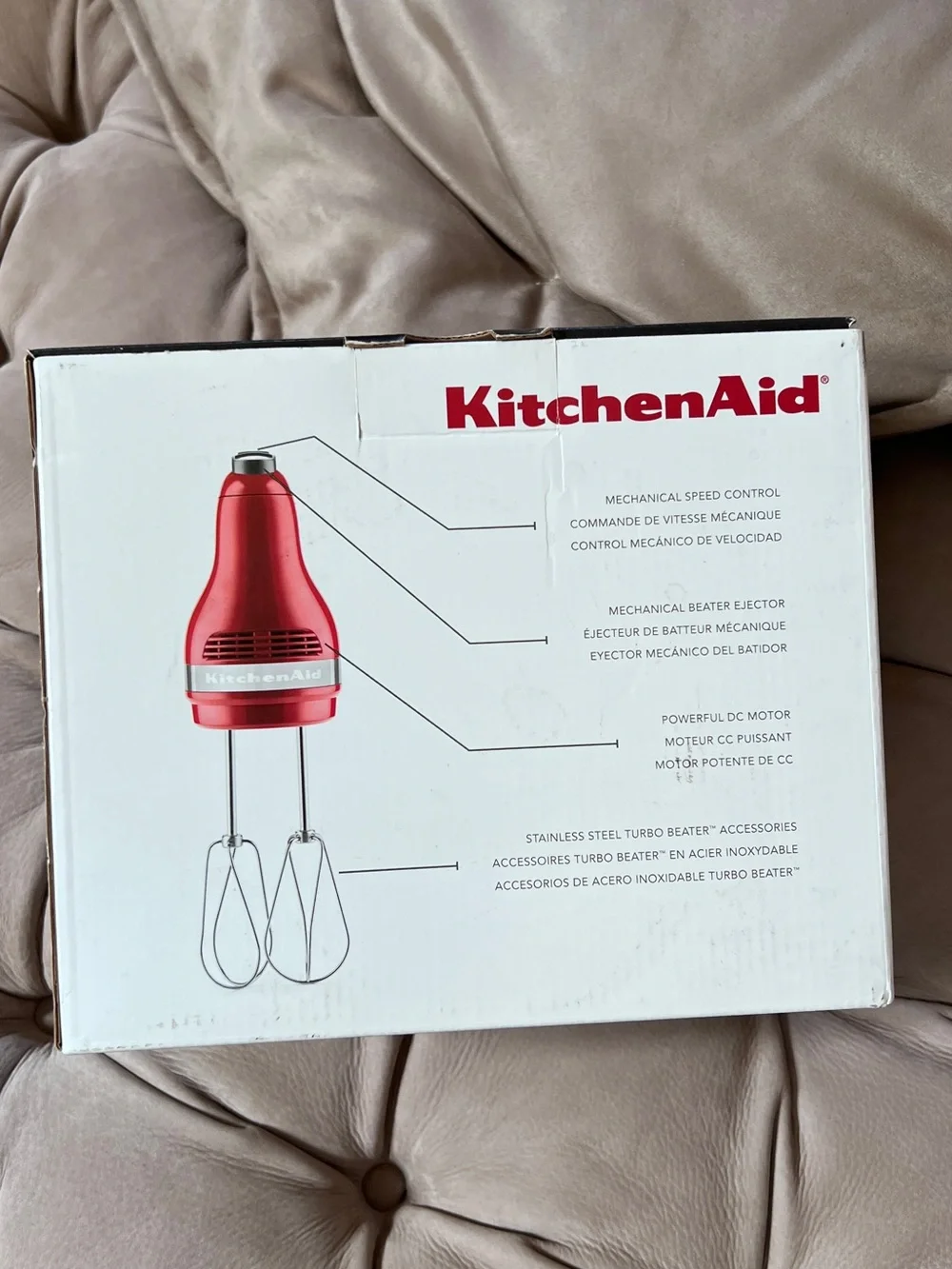 NEW！ KitchenAid Ultra Power Red Hand Mixer - 5-Speed