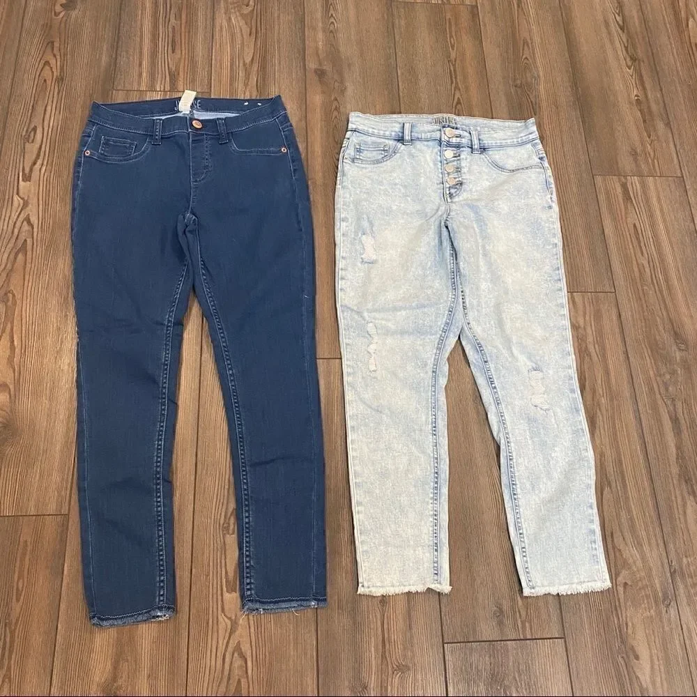 Two pair of Justice 12 Plus Jeggings