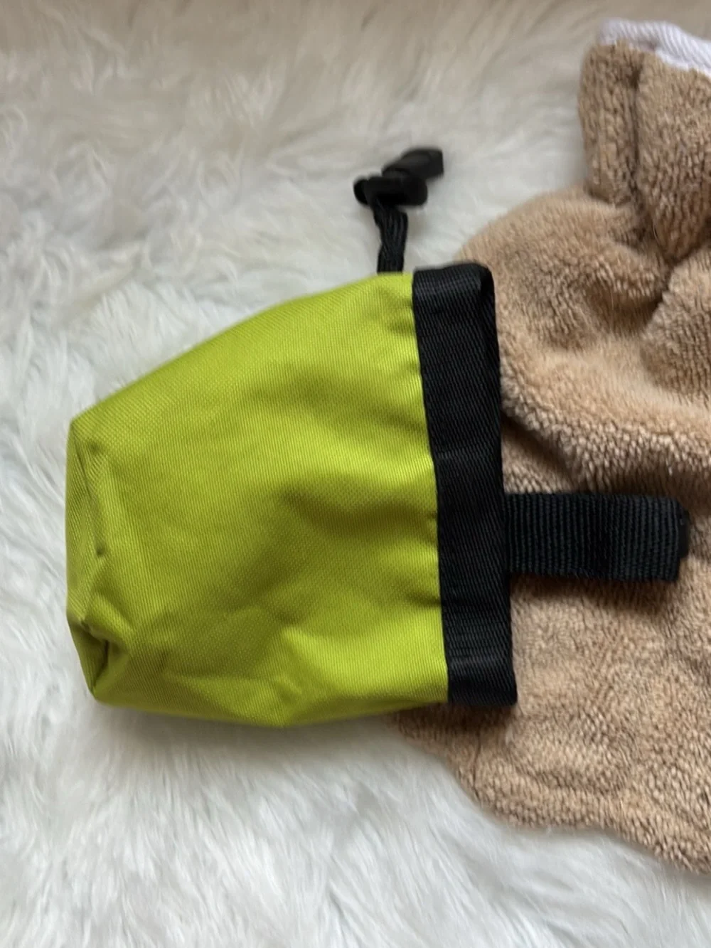 Pet Grooming Mitts and Treat Pouch