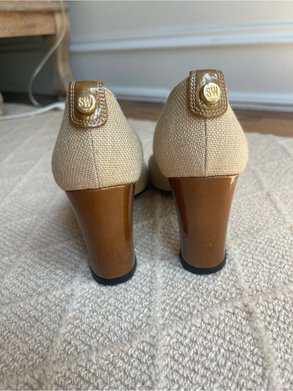 Stuart Weitzman interior neutral