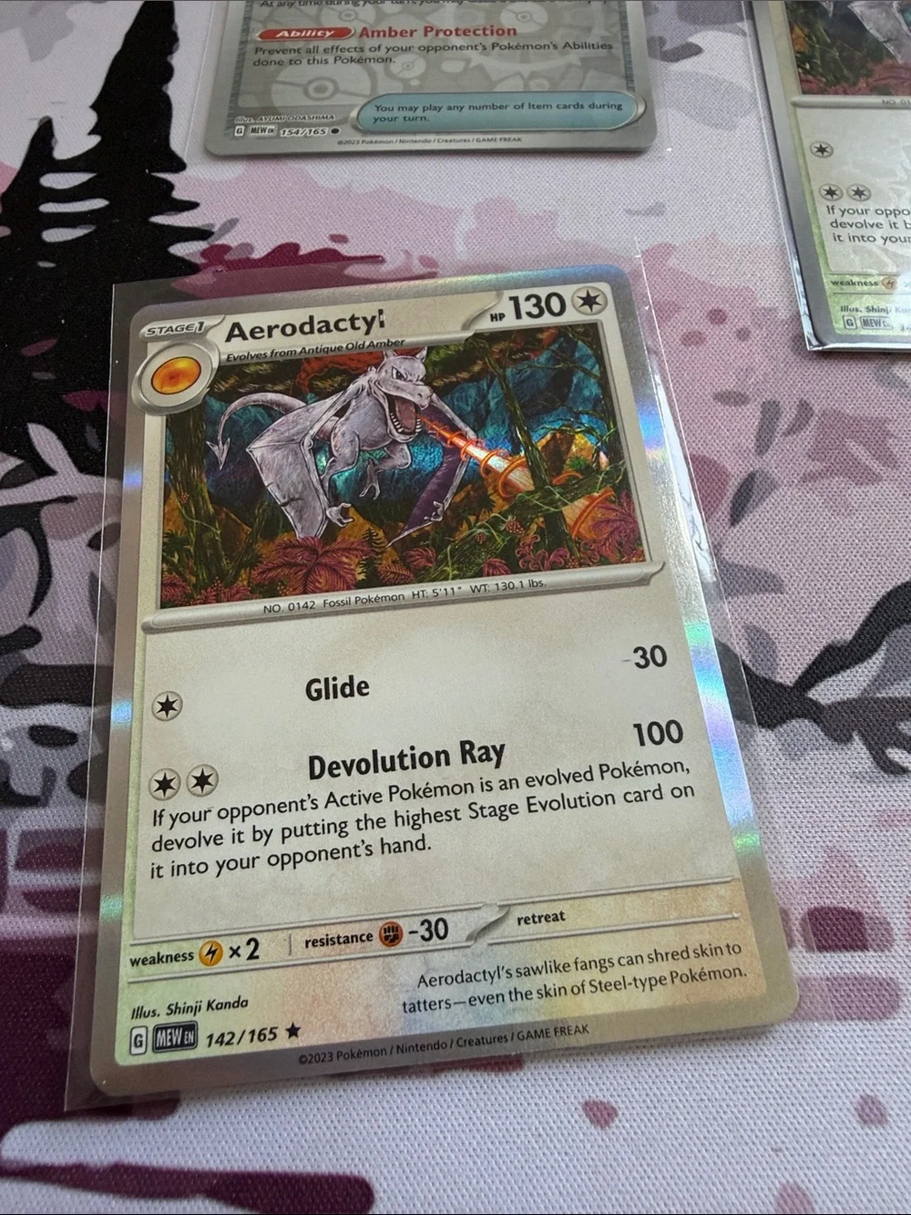 Antique Old Amber & Aerodactyl Pokémon Evolution Card Lot 🦖 | 3 Cards ✨5/$25✨