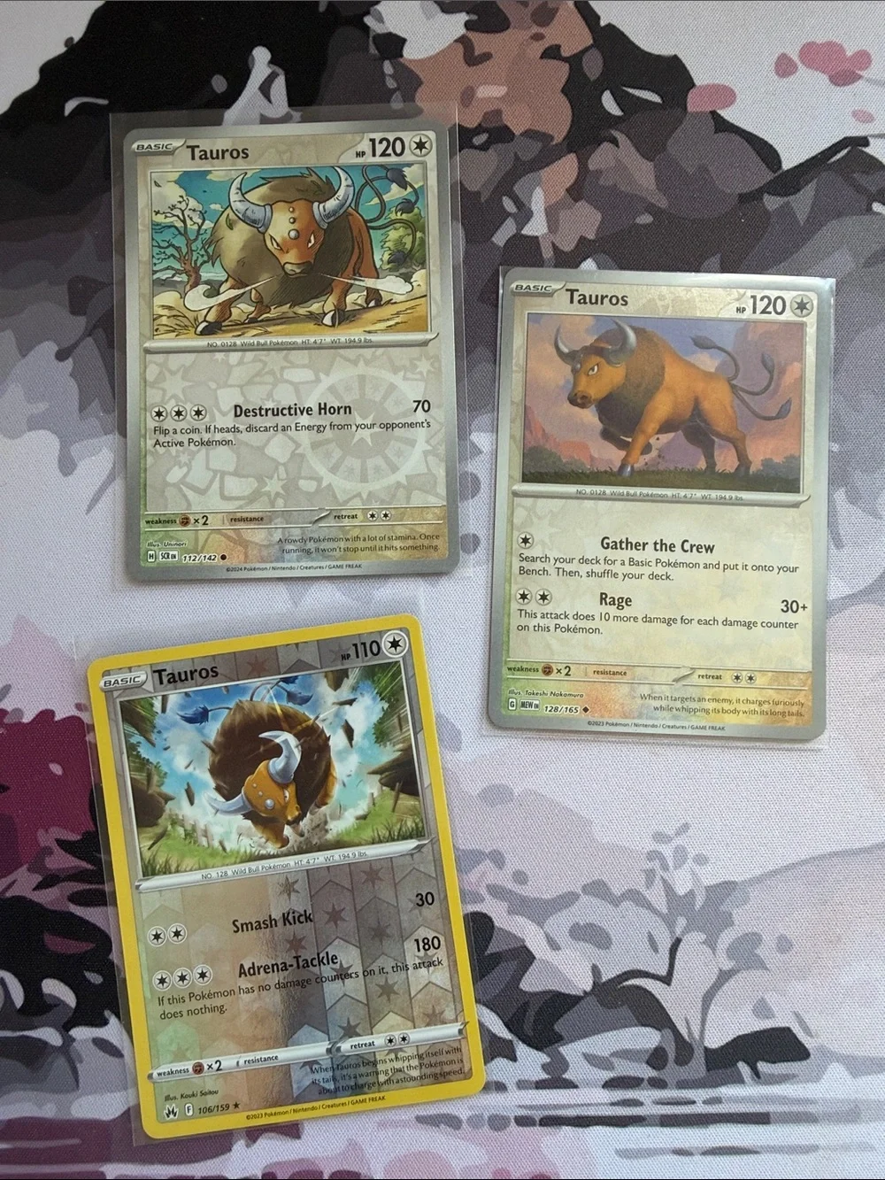 Tauros Pokémon Card Lot 🐂 | Reverse Holo 3 Cards ✨5/$25✨