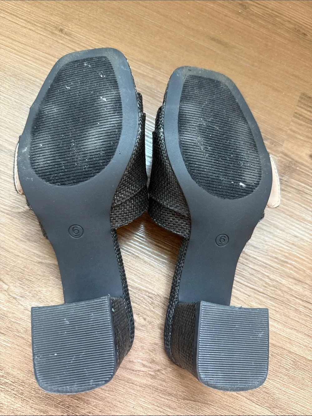 Rachel Roy Amalfi Slide Sandal 6 Black Tortoiseshell
