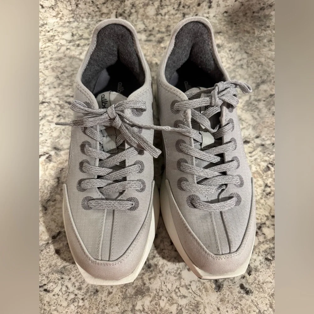 allbirds gray blizzard gently