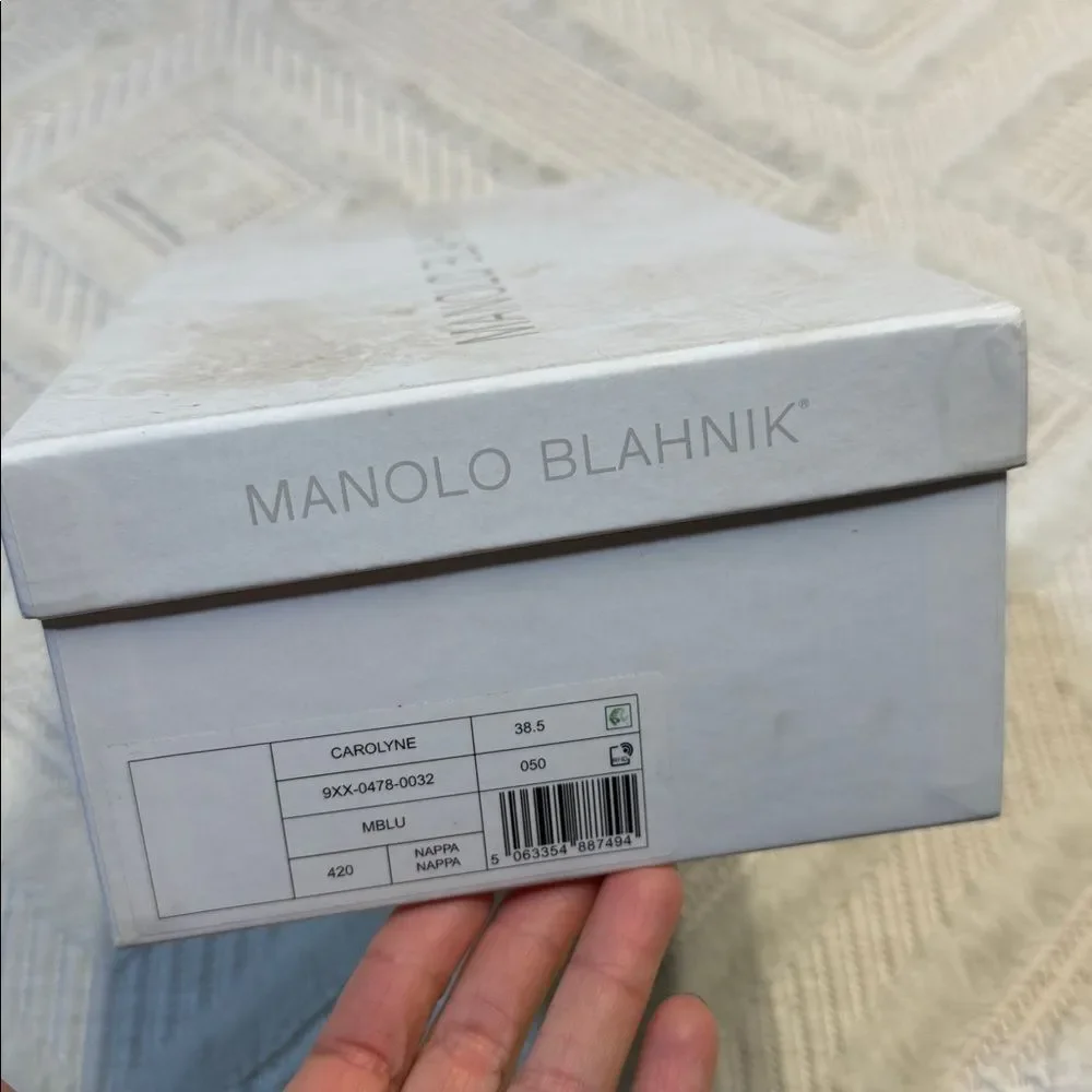 Manolo Blahnik leather smooth toe