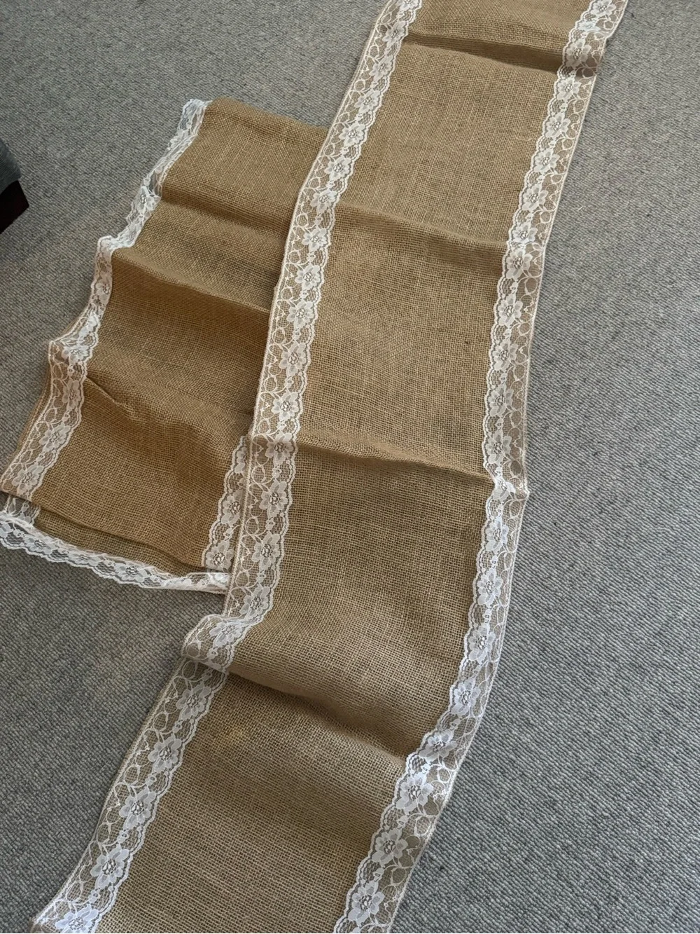 N/A rustic burlap