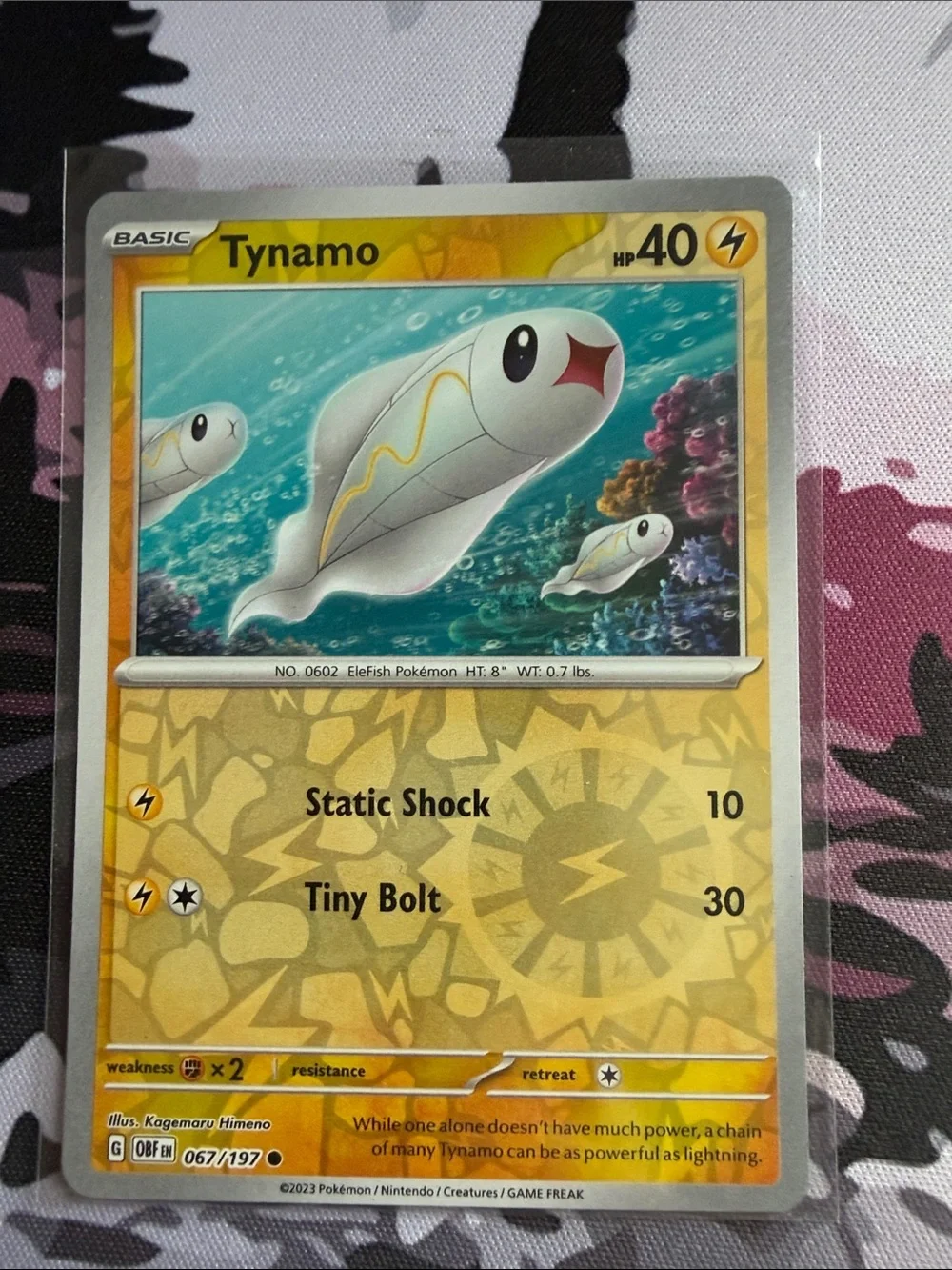 Tynamo, Eelektrik & Eelektross Pokémon Evolution Card Lot ⚡ | 5 Cards ✨5/$25✨