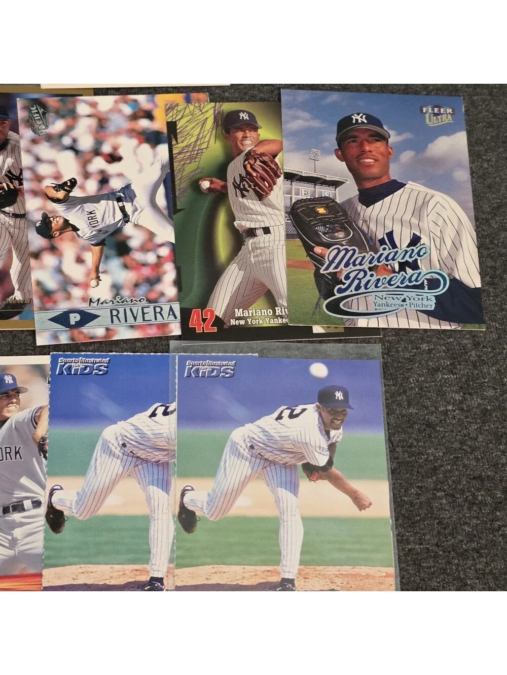 19 Card Lot Mariano Rivera New York Yankees HOF 90s-2000s