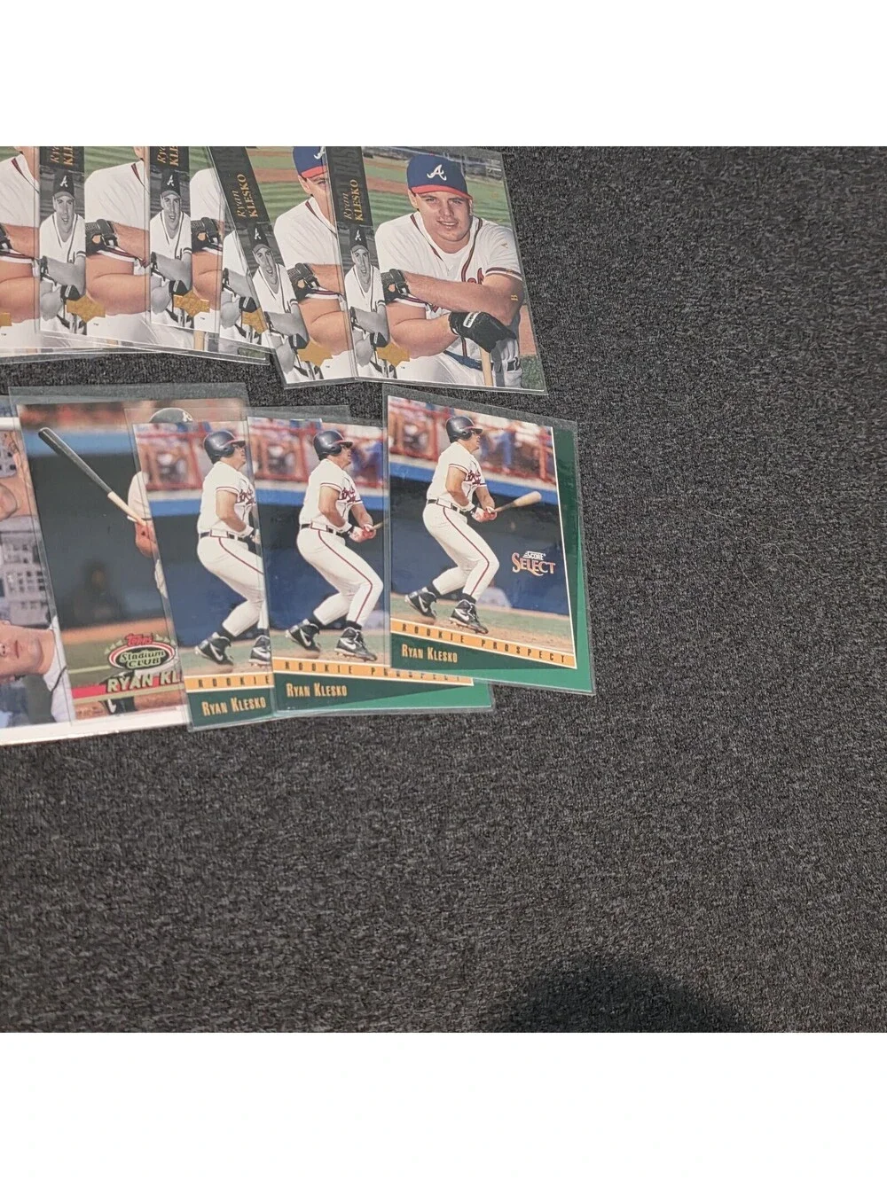 Ryan Klesko Card Lot Of (48) Cards Collection Atlanta Braves, Rookie, 90s