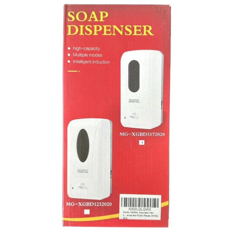 Automatic Liquid Soap Dispenser 1000ML Touchless DRIP TYPE Wall Mount - 1 Pack