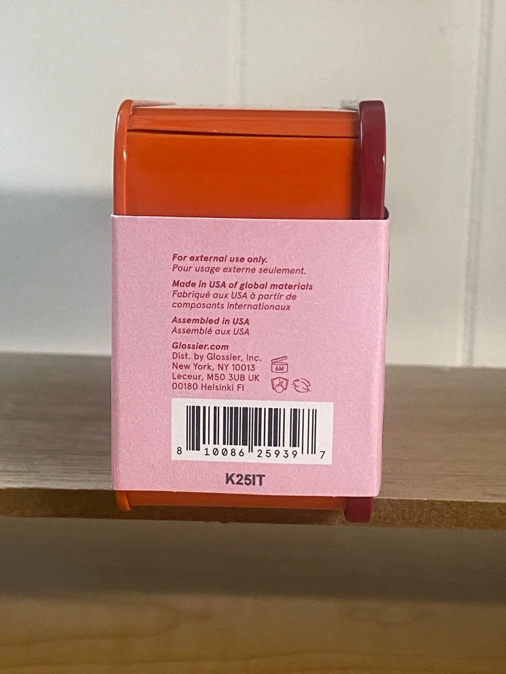 Glossier mini cloud